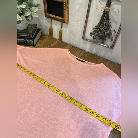 🩷 LISETTE L Montréal Coral Tie-Sleeve Top – L/XL (No Tag, Refer to Measurements) - Picture 9 of 10